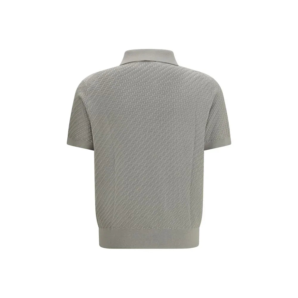 Brioni Beige Cotton Polo Shirt - Zeiniez
