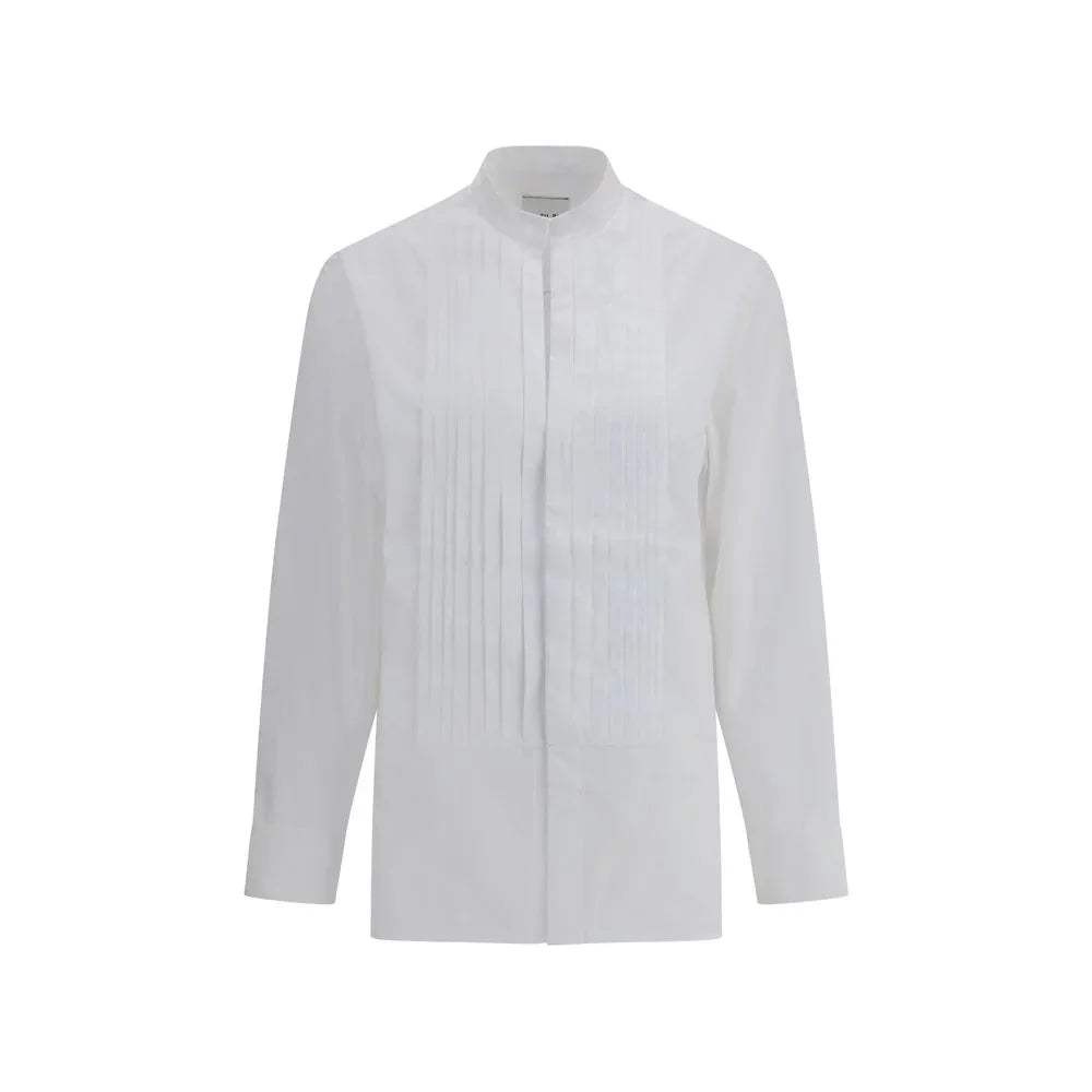 SA SU PHI White Cotton Dress Shirt - Zeiniez