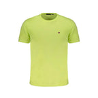 Napapijri Yellow Cotton Men T-Shirt - Zeiniez