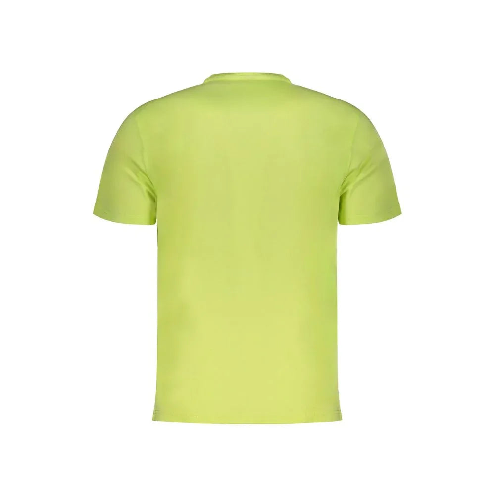 Napapijri Yellow Cotton Men T-Shirt - Zeiniez