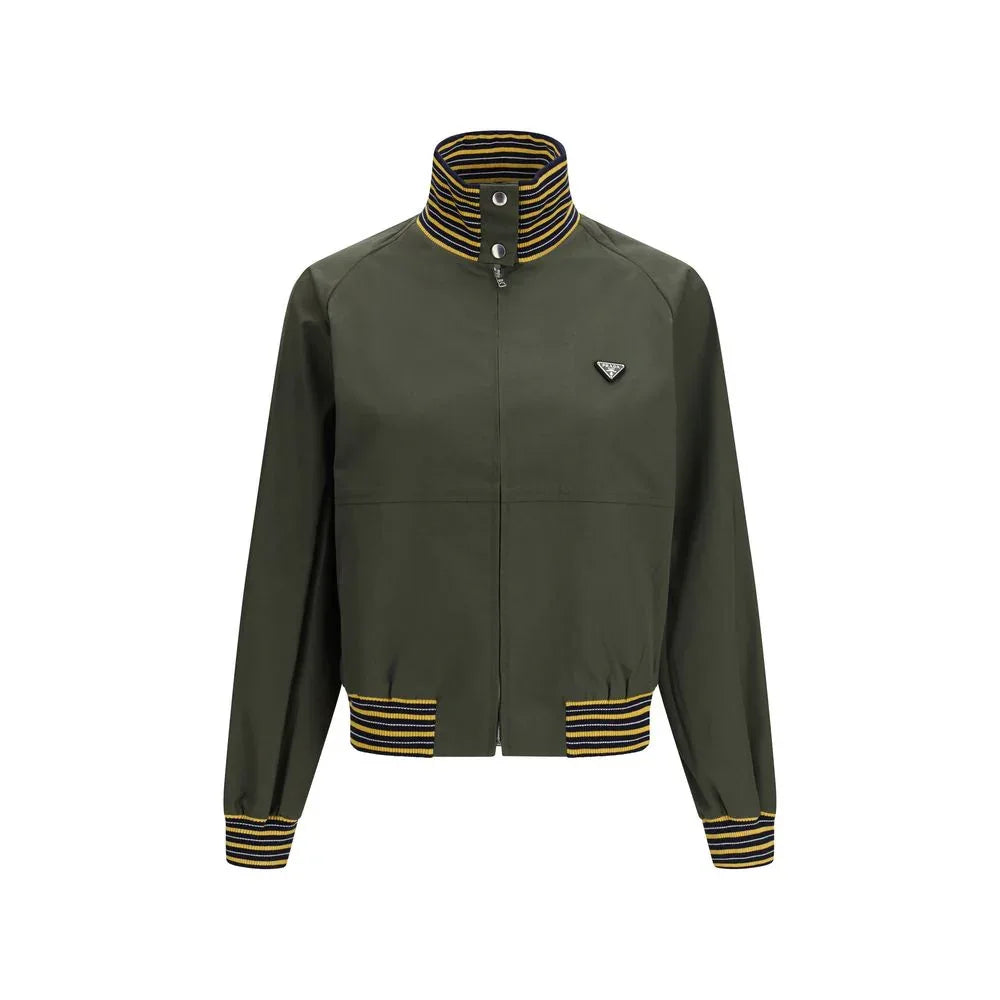 Prada Bicolor Polyester Bomber - Zeiniez