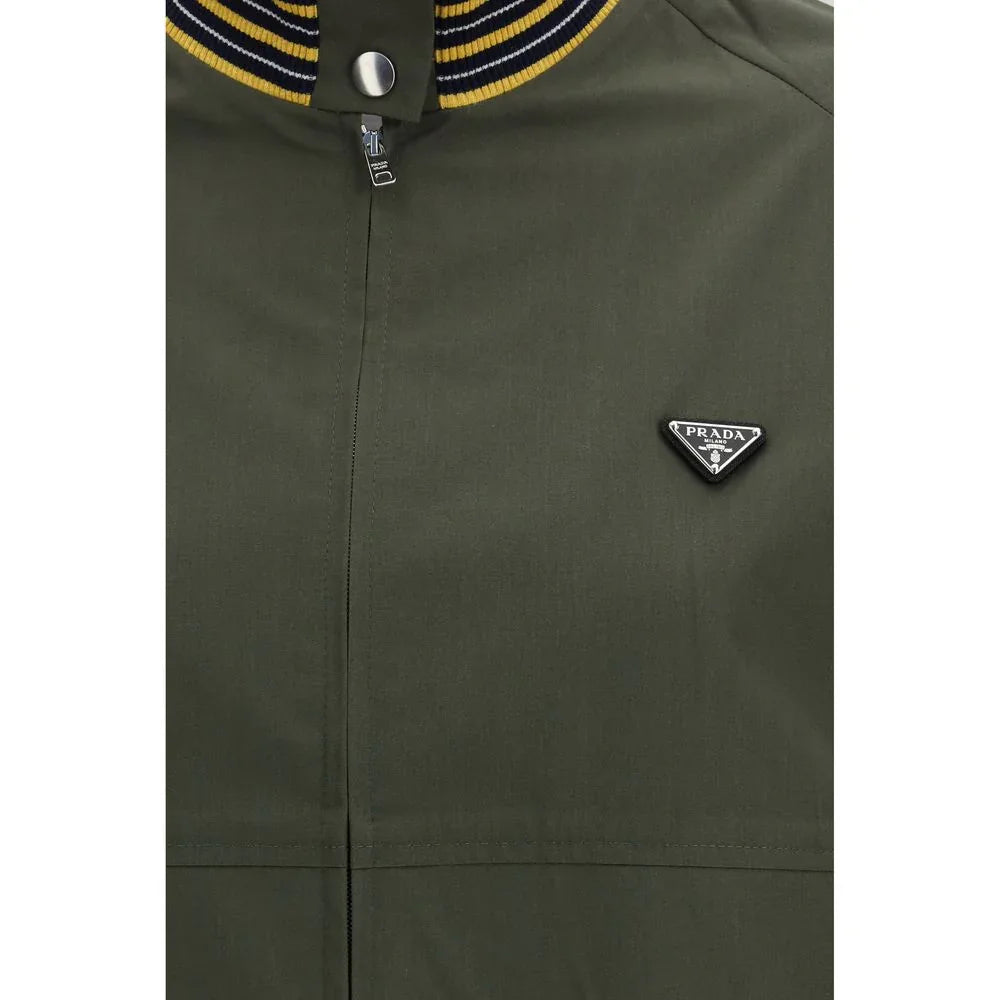 Prada Bicolor Polyester Bomber - Zeiniez