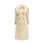 Burberry Beige Polyester Trench Coat