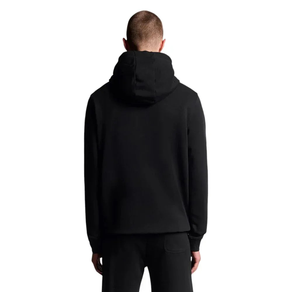 Lyle & Scott Black Cotton Hoodie - Zeiniez