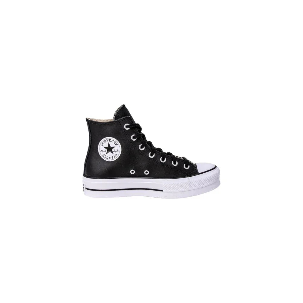 Converse Black Polyethylene Platform Sneakers - Zeiniez