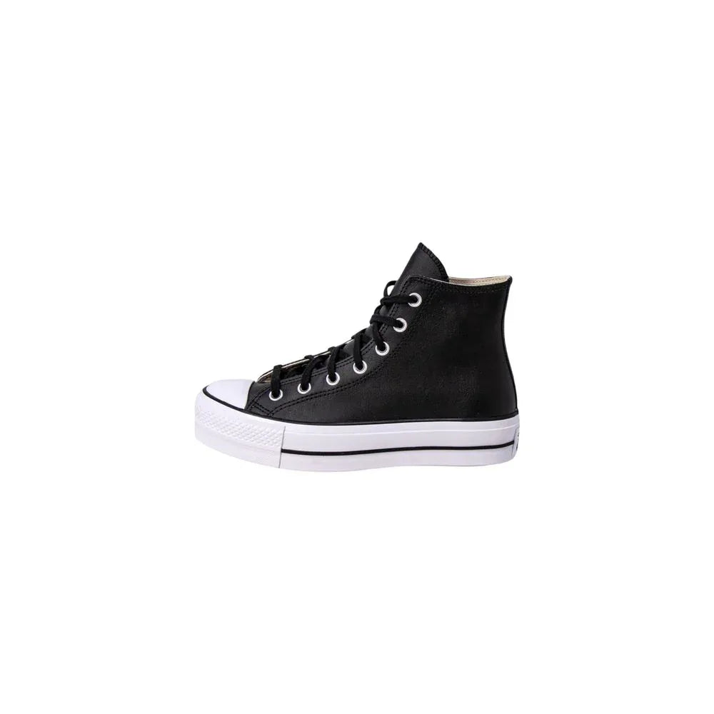 Converse Black Polyethylene Platform Sneakers - Zeiniez