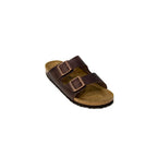 Birkenstock Brown Synthetic Slippers - Zeiniez