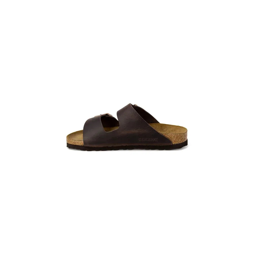Birkenstock Brown Synthetic Slippers - Zeiniez