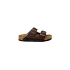 Birkenstock Brown Synthetic Slippers - Zeiniez