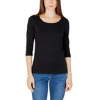 Street One Black Cotton Long Sleeve T-Shirt - Zeiniez