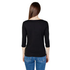 Street One Black Cotton Long Sleeve T-Shirt - Zeiniez