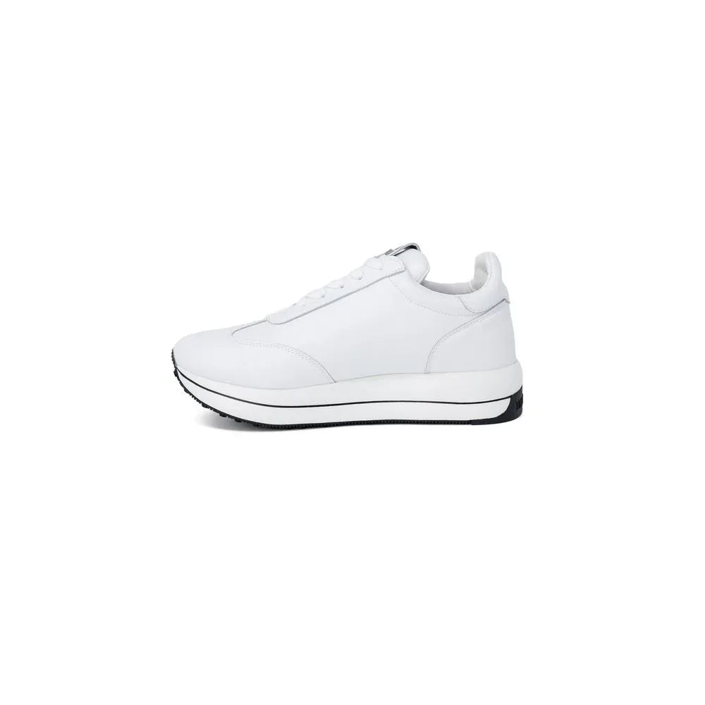 Love Moschino White Leather Low Top Sneakers - Zeiniez