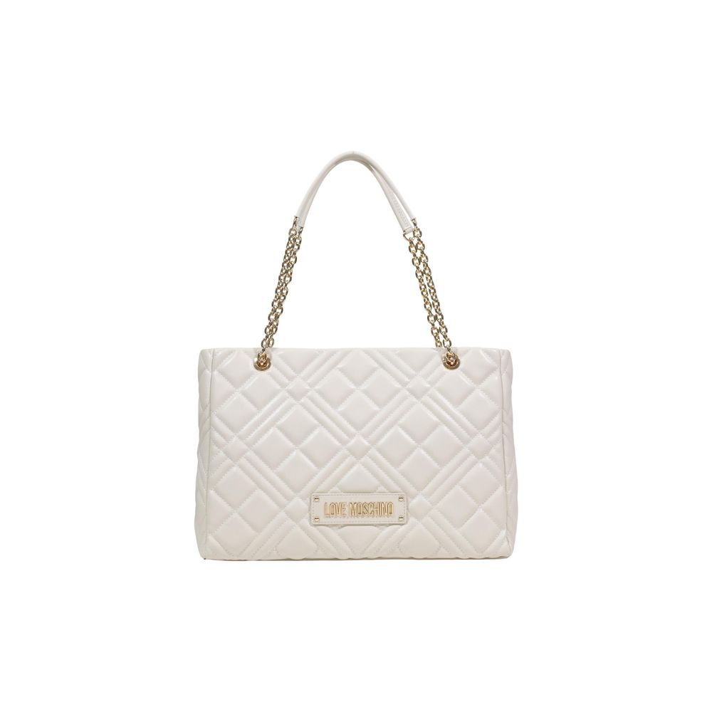 Love Moschino Beige Polyethylene Handbag