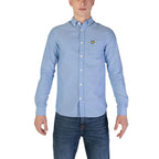 Lyle & Scott Blue Organic Cotton Dress Shirt - Zeiniez