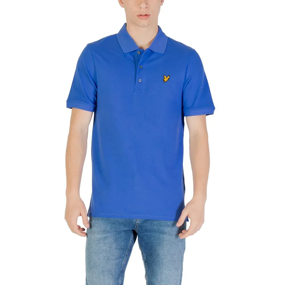 Lyle & Scott Blue Cotton Polo Shirt - Zeiniez