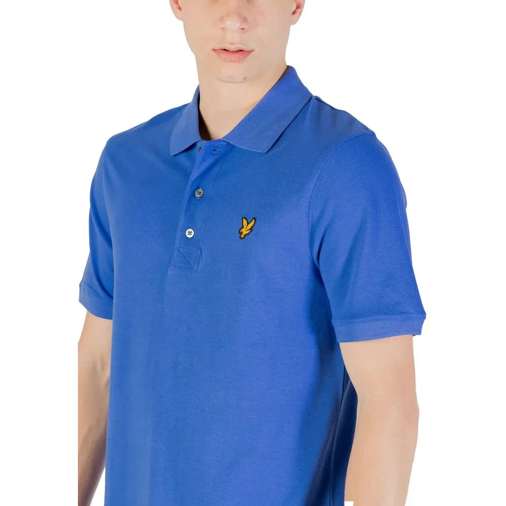 Lyle & Scott Blue Cotton Polo Shirt - Zeiniez