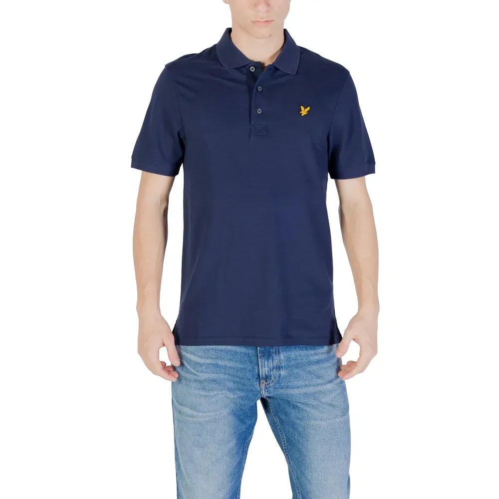 Lyle & Scott Blue Cotton Polo Shirt - Zeiniez
