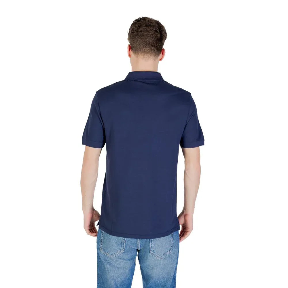 Lyle & Scott Blue Cotton Polo Shirt - Zeiniez