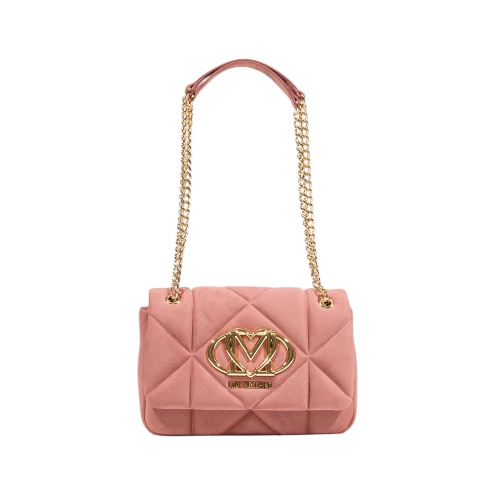 Love Moschino Pink Polyester Handbag
