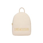 Love Moschino Beige Polyethylene Backpack