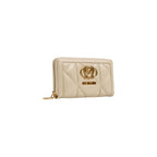 Love Moschino Cream Artificial Leather Wallet