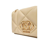 Love Moschino Beige Artificial Leather Handbag - Zeiniez