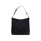 Love Moschino Black Suede Leather Handbag