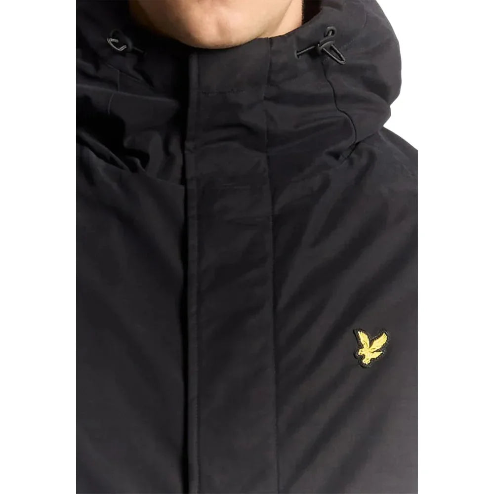 Lyle & Scott Black Polyester Parka - Zeiniez