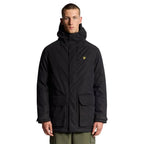 Lyle & Scott Black Polyester Parka - Zeiniez
