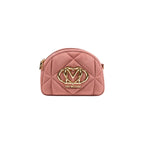 Love Moschino Pink Suede Leather Handbag