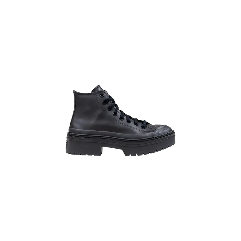 Converse Black Leather Ankle Boots - Zeiniez