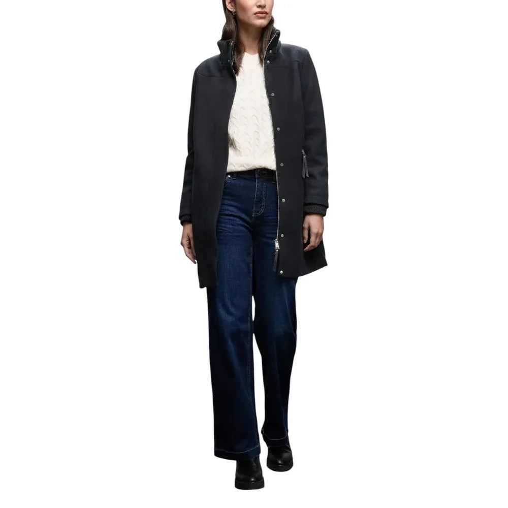 Street One Blue Polyester Coat - Zeiniez