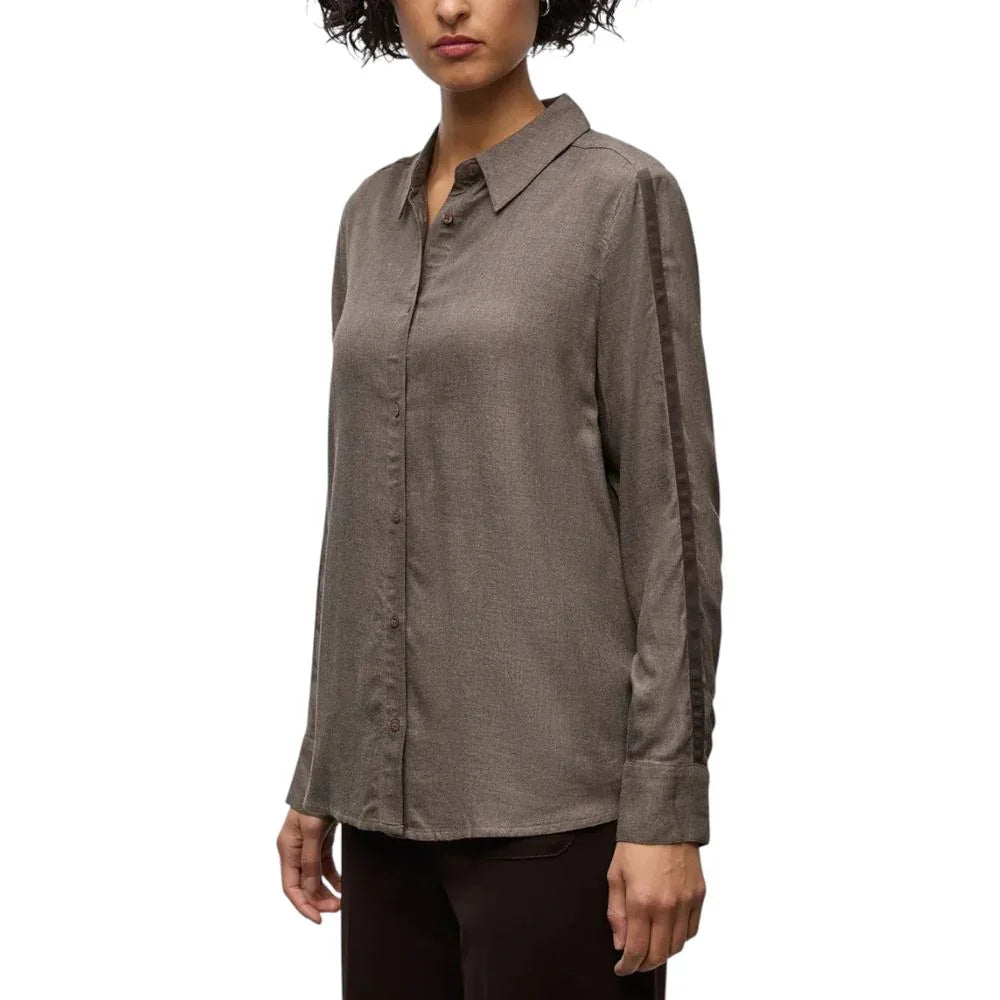 Street One Brown Viscose Blouse - Zeiniez