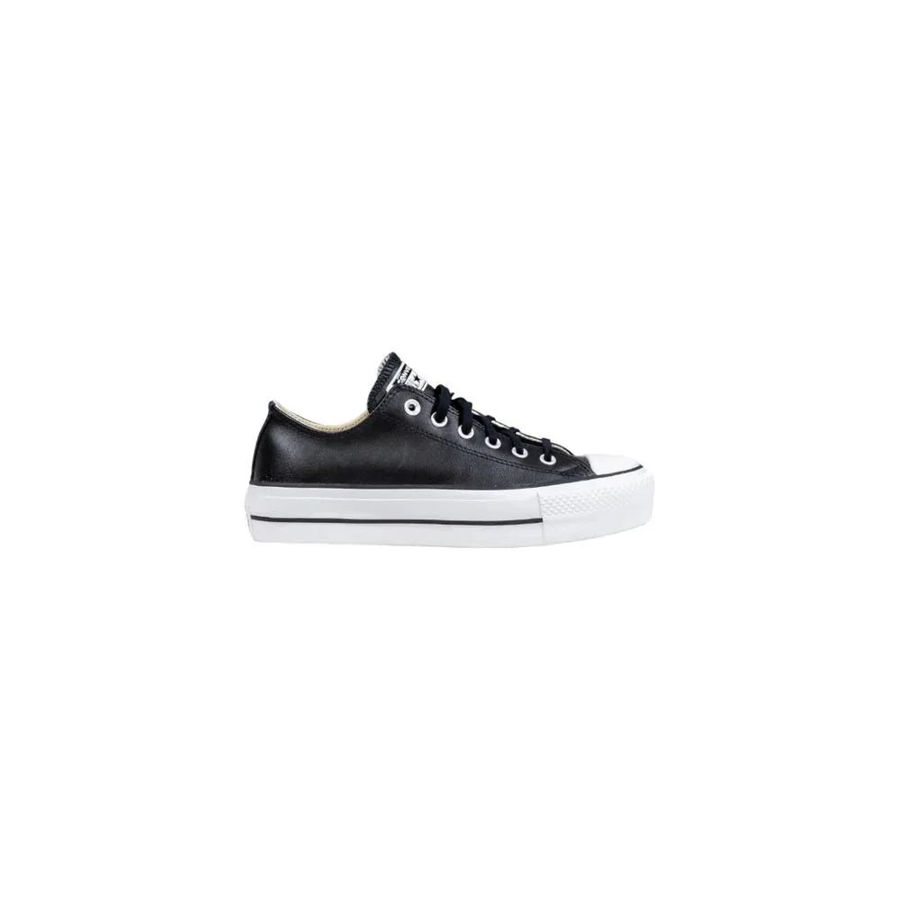 Converse Black Leather Low Top Sneakers - Zeiniez