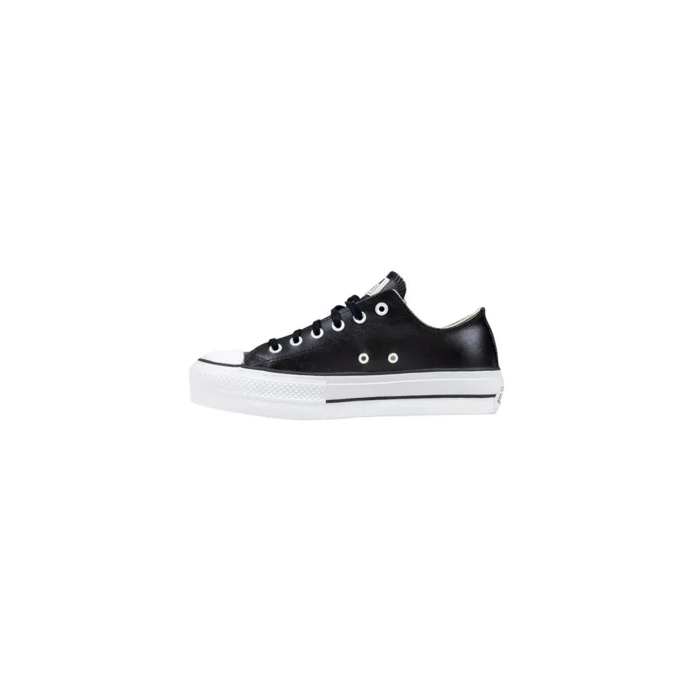Converse Black Leather Low Top Sneakers - Zeiniez
