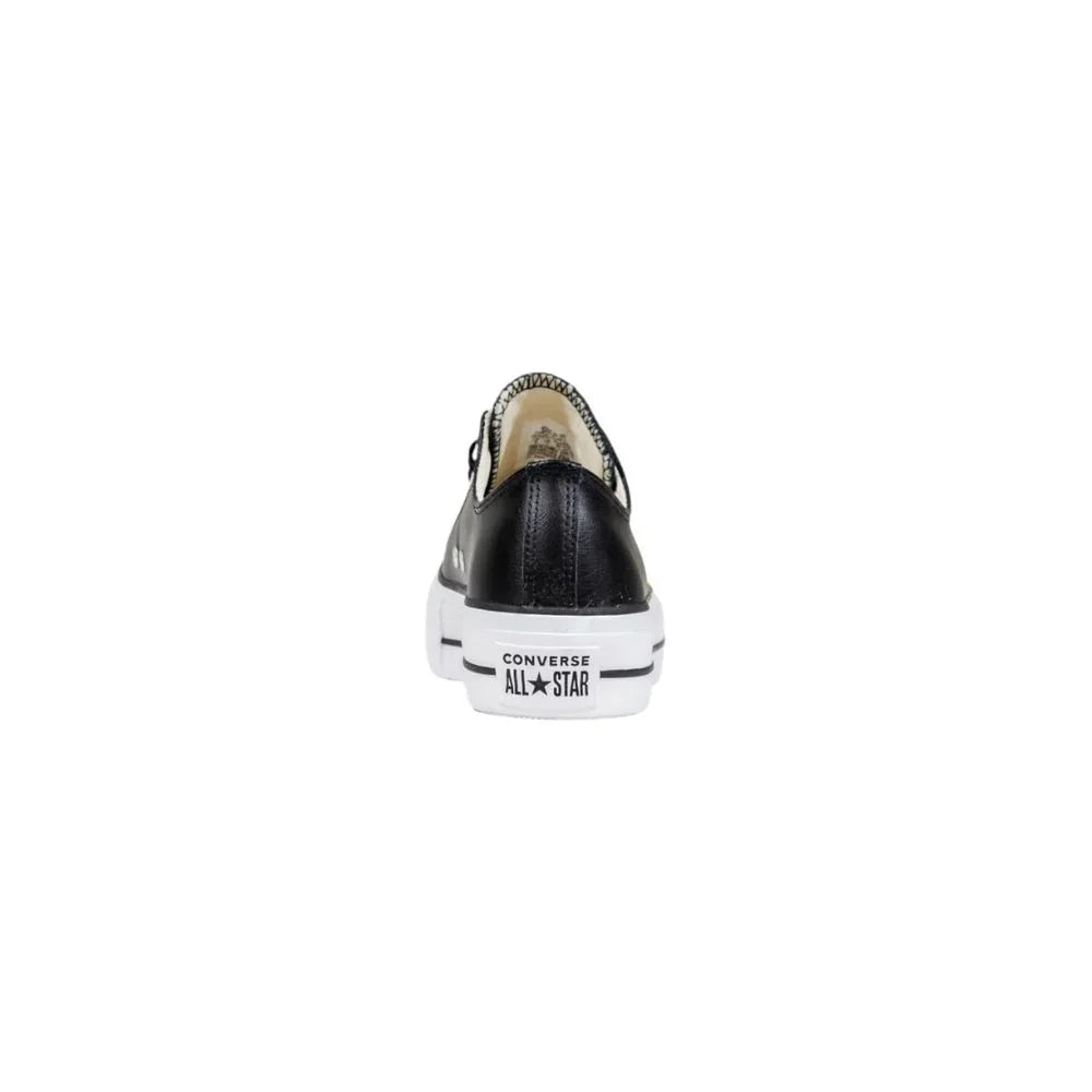 Converse Black Leather Low Top Sneakers - Zeiniez