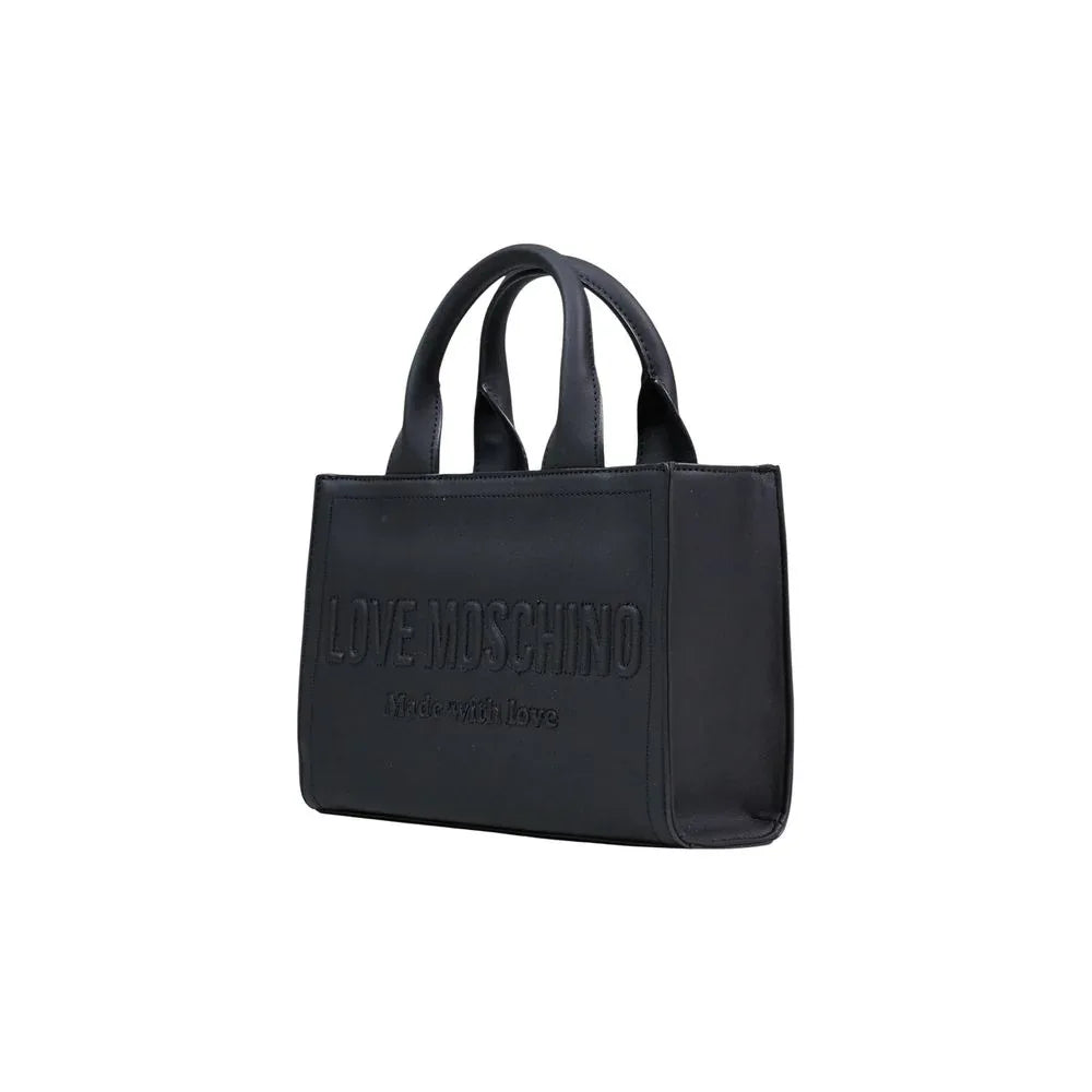Love Moschino Black Polyethylene Handbag - Zeiniez