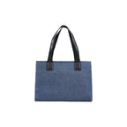 Love Moschino Blue Cotton Handbag