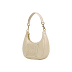 Love Moschino Cream Polyethylene Handbag