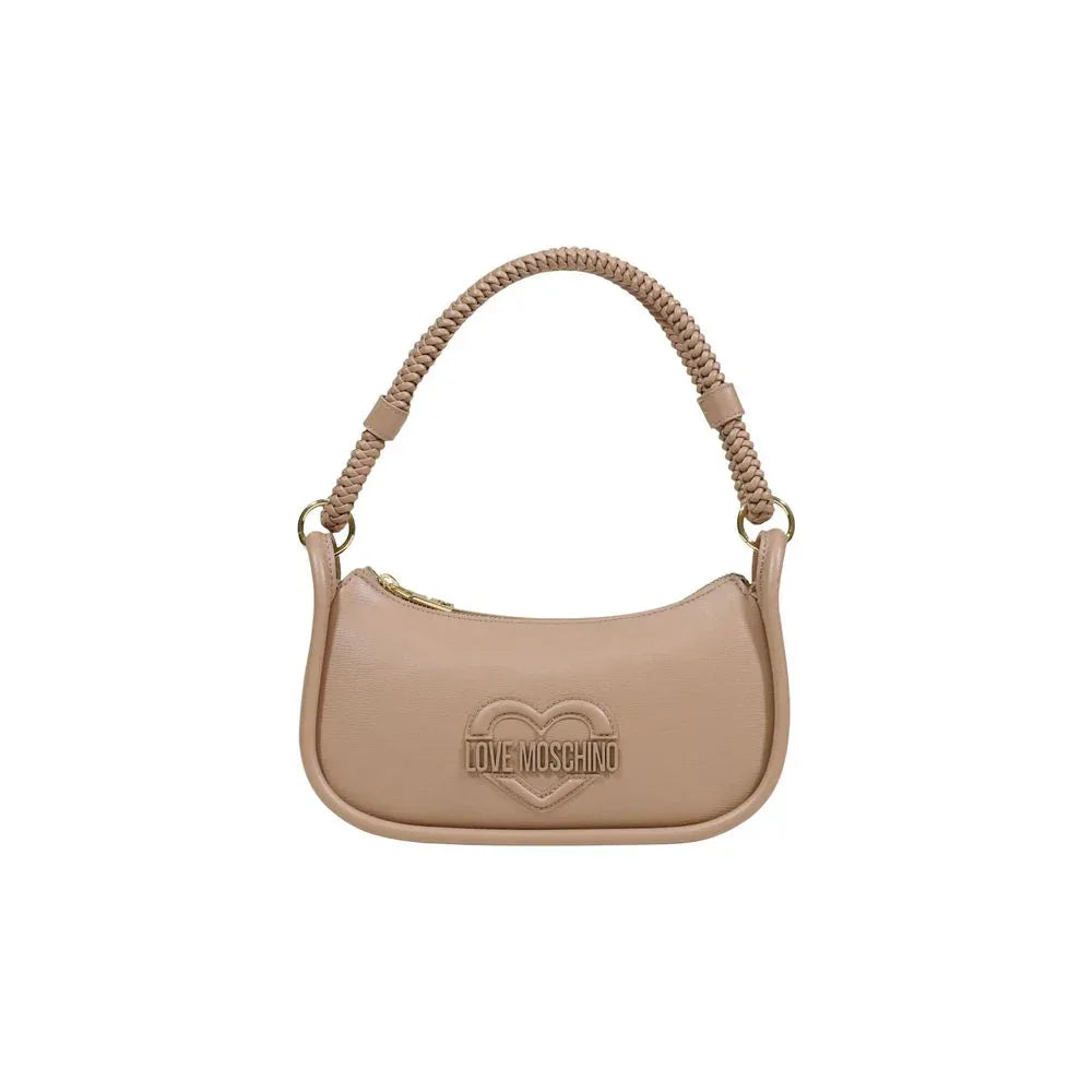 Love Moschino Beige Polyethylene Handbag - Zeiniez
