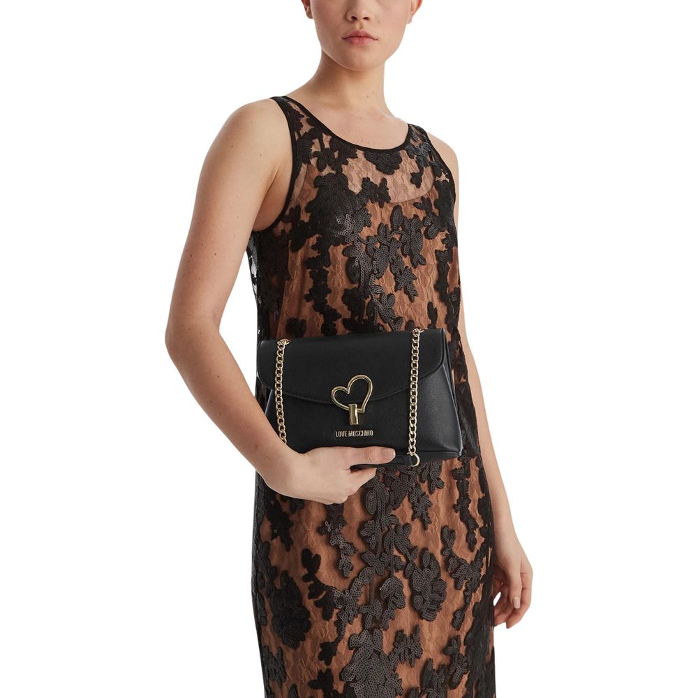 Love Moschino Black Polyethylene Handbag