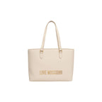 Love Moschino Beige Polyethylene Handbag