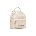 Love Moschino Beige Polyethylene Backpack