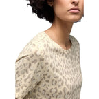 Street One Beige Cotton T-Shirt - Zeiniez