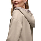 Street One Beige Modal Hoodie - Zeiniez