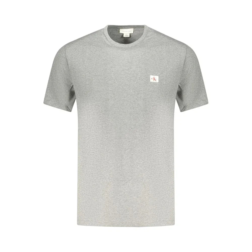 Calvin Klein Grigio Cotton Men T-Shirt - Zeiniez