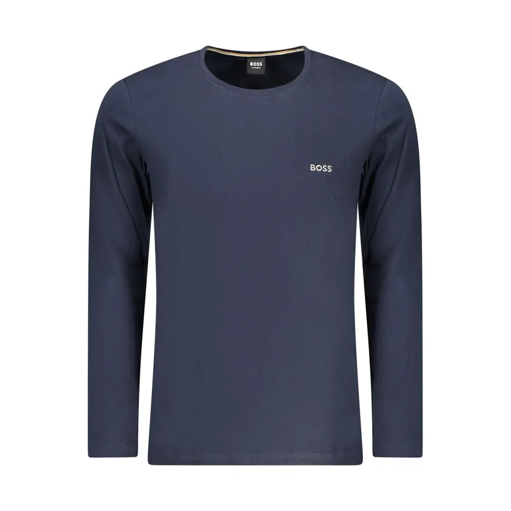 Hugo Boss Blue Cotton Men's T-Shirt - Zeiniez