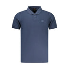 Hugo Boss Blue Cotton Men Polo Shirt - Zeiniez