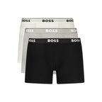 Hugo Boss Grey Cotton Men's Boxer Short