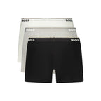 Hugo Boss Grey Cotton Men's Boxer Short